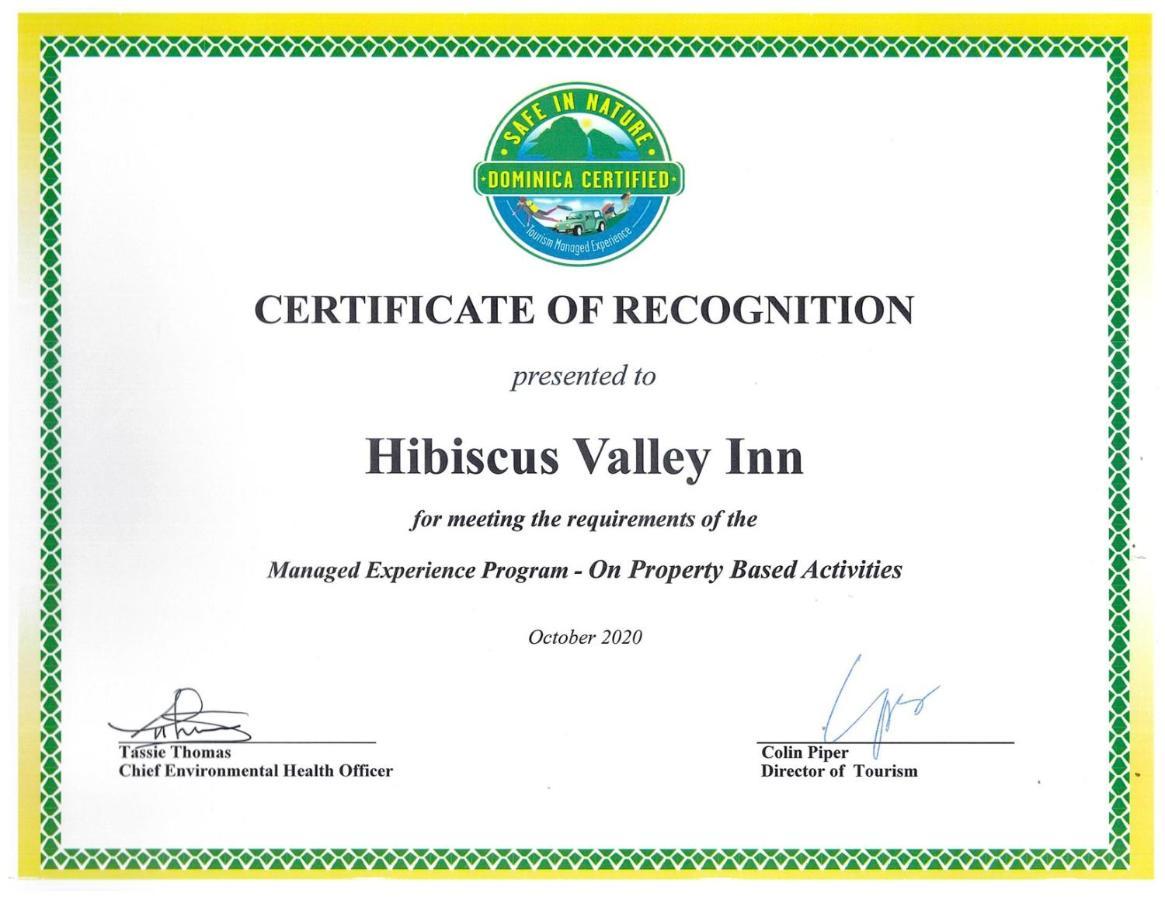Hibiscus Valley Inn Marigot Bagian luar foto